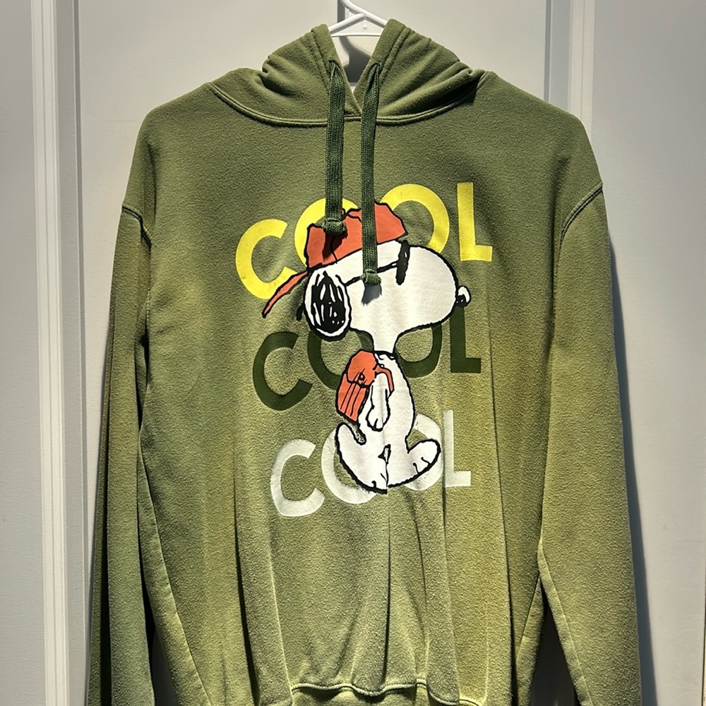 Snoopy “Cool” Green Hoodie